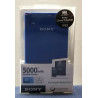Bateria Externa Sony 5000* mAh Color Azul