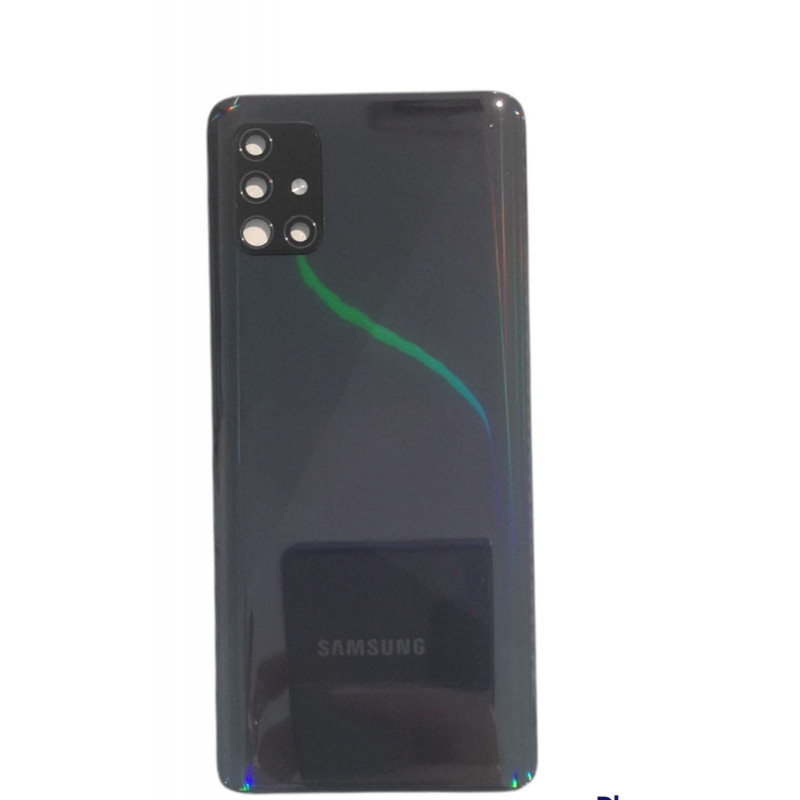Samsung A51 Service Pack Tapa trasera Negro Aura Original Recuperado
