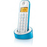 Telefono Fijo Inalambrico Philips D120 Azul y Blanco