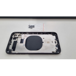 Tapa trasera/ Chasis completa para iPhone 11 color Negro con porta Sim y Botones (Volumen, power y silencio)